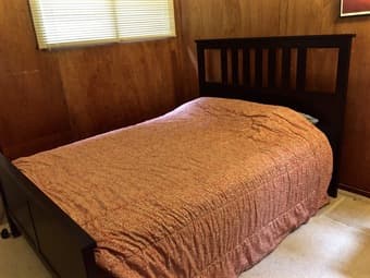 Full sized mattress & frame $300--more than 60% off, great condition! 1