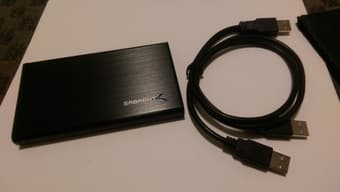 596GB External Hard Drive ($40) 1