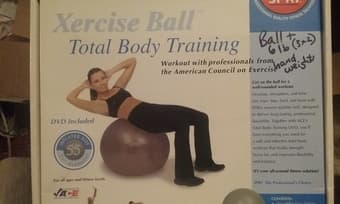 inflatable exercise ball  - $10 1