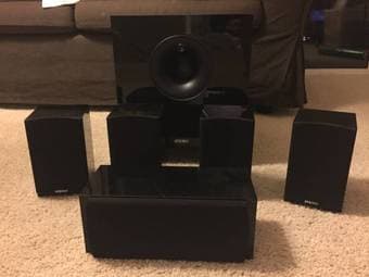 Energy 5.1 Take Classic Home Theater System (Set of Six, Black) - $180 1
