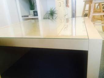 Barely used coffee table - $35 3