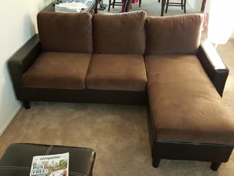 New Small Sofa plus ottoman ($200 OBO) 3