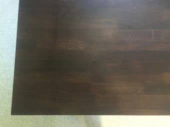 Modern dark wood dining/kitchen table 1