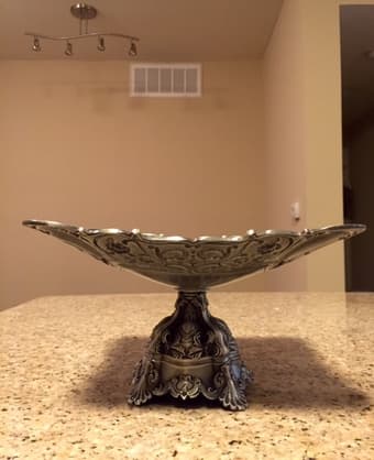Beuatiful sweet dish (metal)- 8$ 1