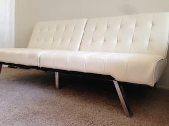 Moving sale: futon, coffee table, mattress set 1