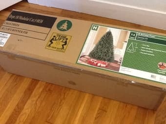 7.5 foot Artificial Christmas Tree - $65 (palo alto) 1