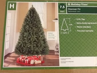 7.5 foot Artificial Christmas Tree - $65 (palo alto) 2
