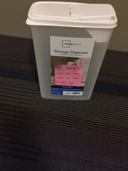 Mainstay Storage Dispenser - $5 ONLY! 1