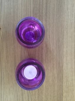 Really cute glass candle holders!!! 2
