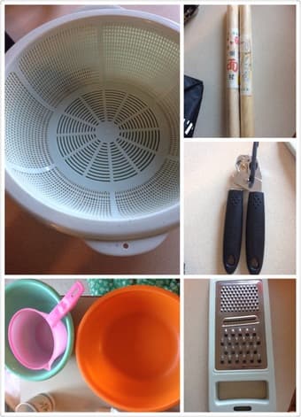 Lots of kitchen stuff, most $ 1 each or less 3