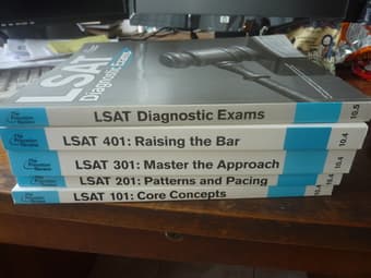 What a steal!: BRAND NEW Princeton Review LSAT Online course books 1