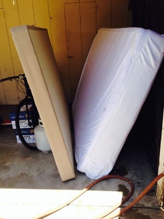Queen mattress and boxspring 1