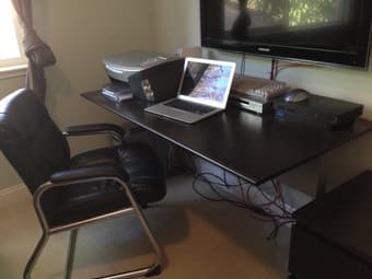 Leather Chair - $40 2