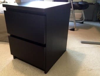 Ikea MALM 2-drawer chest - $30 1