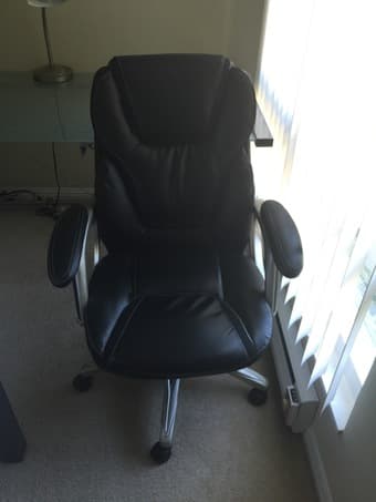 For Sale: Office Desk + Chair + Lamp. Excellent Conditions!! - $200 2
