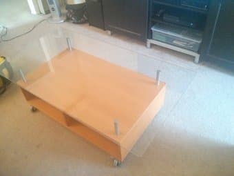 Ikea Coffee table (glass top) for $70 OBO 1