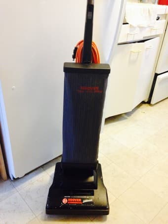 Hoover commercial upright bagged vacuum for $70 1