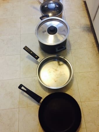 Various pots, $30 for a set of 8 2
