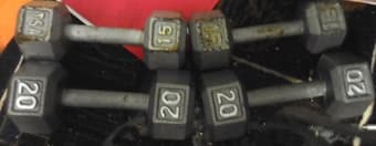 15/20 lb. CAP Dumbbells for sale 1