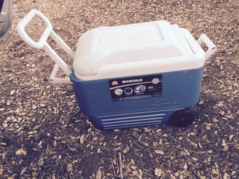 cooler with wheels! 1