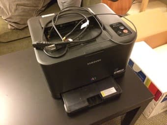 Used Samsung Color Laser Printer CLP-325W $125 1