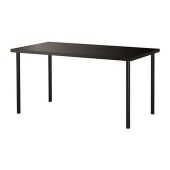 BLACK table/desk $15 OBO 1