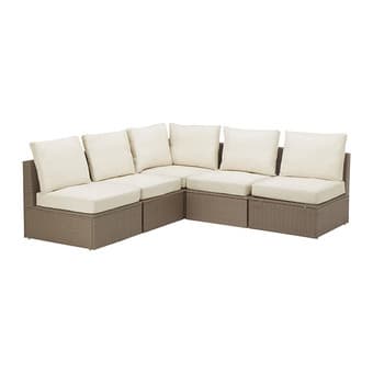 BLACK  ikea patio lounge chair (w/ cushions and pillow), $70 OBO 3