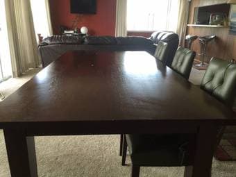 Dining Room Table and Chairs 1