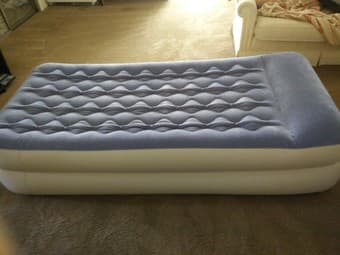 Twin-sized Intex air mattress + electric airbed pump for $15 1