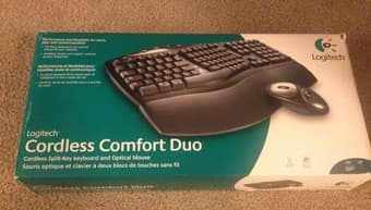 Logitech Cordless Comfort Duo Black ($25) 1