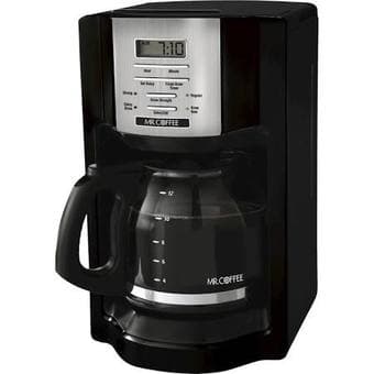 Mr. Coffee 12-Cup Programmable Coffeemaker, Black, $10 1