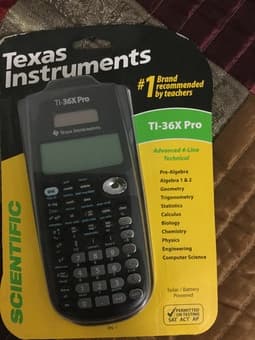 Selling new TI calculator for $8. Price negotiable 1