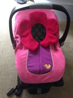 Britax B-Safe Infant Car Seat, Red, free super cute flora cover -$100 1