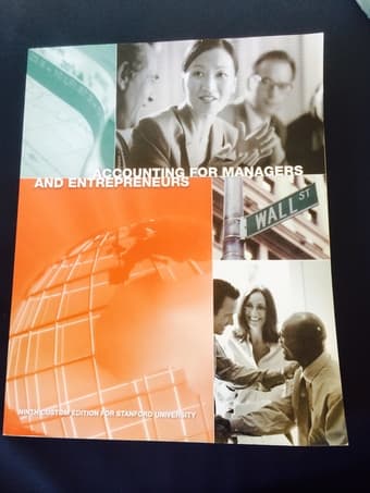 ACCOUNTING FOR MANAGERS AND ENTREPRENEURS 1