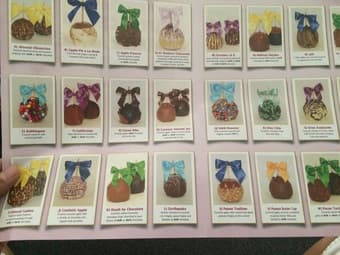 Fancy candy apples - cheer fundraiser 1