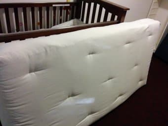 Firm cotton mattress twin size , used lightly, $100 1