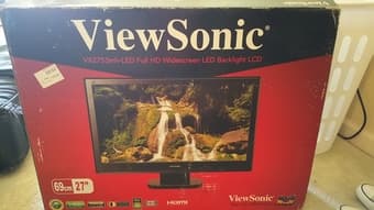 Viewsonic 27-Inch LED 1080p Monitor - Black - VX2753MH-LED - $140 2