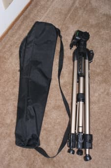 Camera Tripod with carry bag - $20 1