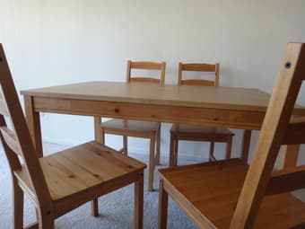 IKEA Table and 4 chairs 2