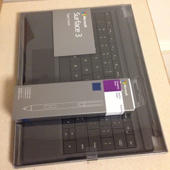 Surface 3 keyboard cover and stylus pen- Brand New UNOPENED 1