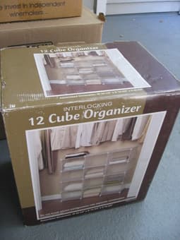 Interlocking 12 Cube closet Organizer Storage $20 1