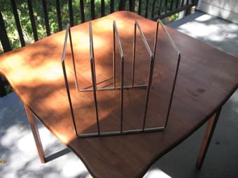 Metal magazine holder organizer rack $10 1