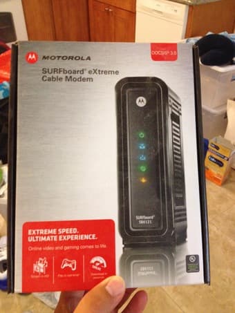 [Moving sale]Microwave, cable modems, Hair Dryer Styler 2