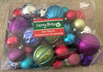 Artificial 6ft Christmas Tree w/lights & ornaments for sale 2
