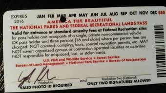 Annual Pass to National Parks "America the Beautiful" 1