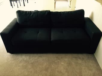 AMAZON Gray Loveseat Sofa $90 1