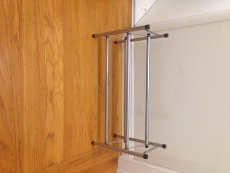 Expanding shoe rack and Ikea shelf 3
