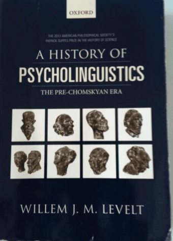 Linguist 246 book: A History of Psycholinguistics 1