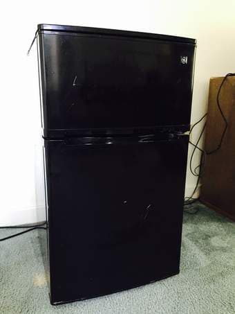 Must go today! GE Black Mini-Fridge like new! 1