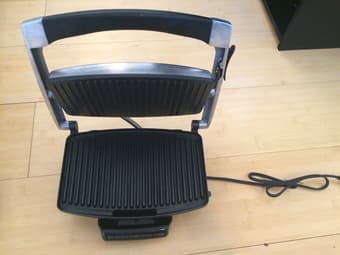 Stainless Steel Grill + Panini Press with 2 year warranty $20 1